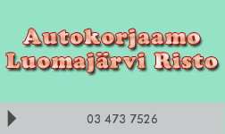 Autokorjaamo Risto Luomajärvi logo